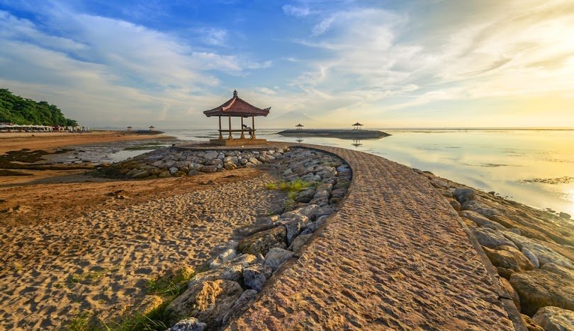 Scenic view of Bali’s rice terraces and tropical landscape